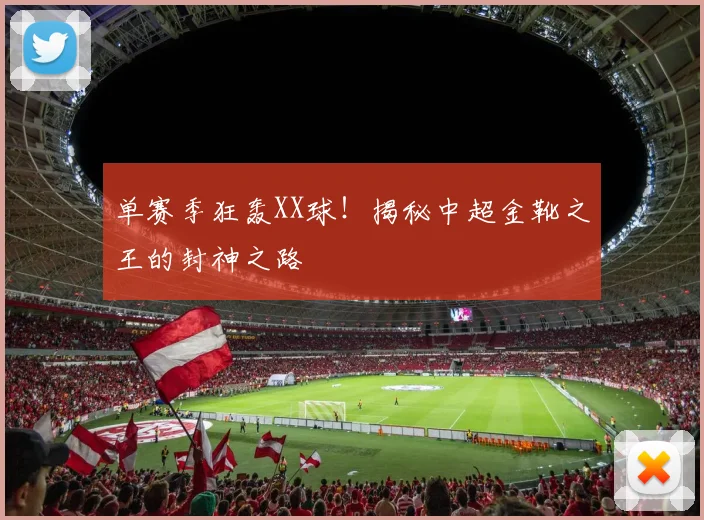 单赛季狂轰XX球!揭秘中超金靴之王的封神之路